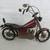 Vintage Retro Style Steel Metal Burgundy Chopper Motorcycle Model 19" 8 thumbnail