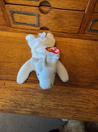 May 21, 1994 White TY Beanie Baby Mystic the Unicorn 1