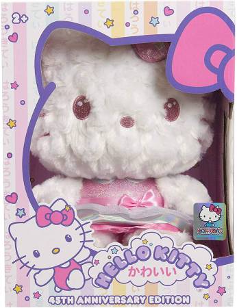 Brand NEW Hello Kitty 45th Anniversary Deluxe Plush 1