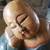 Adorable Vintage Hand Carved Wood "Pillow Baby" Thai Figure (Oriental) 3 thumbnail