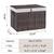 NEW 135L Wicker Storage Basket with Lid, Handwoven Large Shelf Basket 7 thumbnail