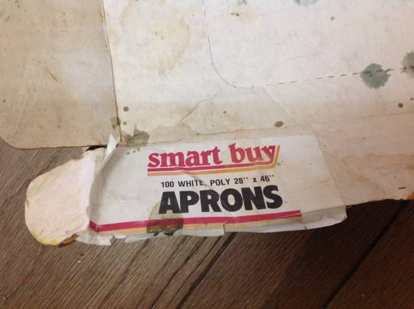Disposable plastic aprons 1