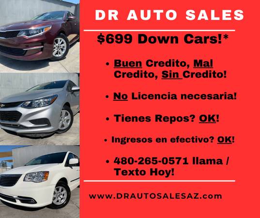Carros En Pagos!! DR AUTO SALES $699 DOWN!! - $699 (DR AUTO SALES - $699 DOWN!)63616949664003120