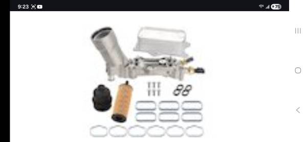 Pentastar metal filter housing oil cooler 1