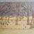 Hand-embroidered nature scene framed artwork 2 thumbnail