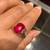 Solid Yellow Gold Ring (Size 7-8) with Beautiful Big Spinel Stone 8 thumbnail