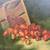 Antique Vintage Folk Art Oil Painting Strawberries and Basket 3 thumbnail