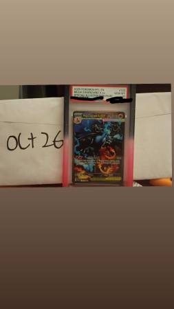 Mega Charizard X EX  phantasmal flames  PSA 10 1