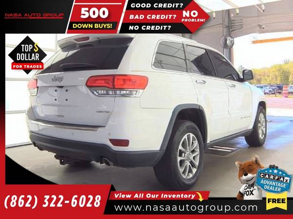 2014 Jeep Grand Cherokee 4WDLimited 4 WDLimited 4-WDLimited - $6,999 (The price in this ad is the downpayment)63615061861249124