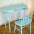 Glass-Top Kidney-Shaped Dressing Table 5 thumbnail
