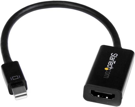 StarTech MDP2HD4KS mini DisplayPort to HDMI Adapter - 4K 1