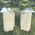 Magnussen Ponte Postmodern Tessellated Travertine Stone Glass Table 2 thumbnail