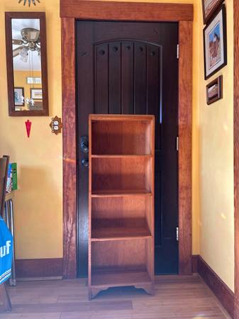 Solid wood bookshelf 1