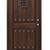Main Door Rustic Mahogany Type 36 in. x 80 in. 2-Panel Front Door 2 thumbnail