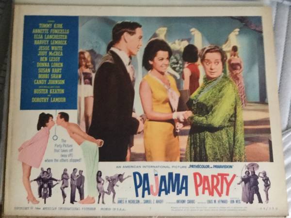 Annette "Pajama Party" 11"x14" original movie poster 1