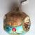 New 4" Vintage Style Glitter Christmas Glass Blown Ornament Decoration 3 thumbnail