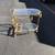 Mid century Hollywood Regency gold gilt Rope tassel bar cart trolley 6 thumbnail