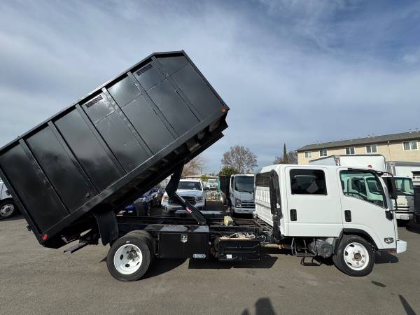 2011 Isuzu NRR Chipper Dump Truck CARB COmpliant Diesel Lo Mi 1