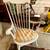 Vintage  Heirloom Wooden Rocking Chair in Cream White 1 thumbnail