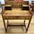 Antique Art & Crafts Oak Wood Desk. 2 thumbnail