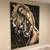 Stretched framed canvas painting fitness model 1 thumbnail