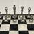 Beautiful Brass Metal Chess Set With A Marble Board, Looks Amazing 5 thumbnail