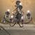 Iron and Crystal Chandelier in VG Condition 3 thumbnail