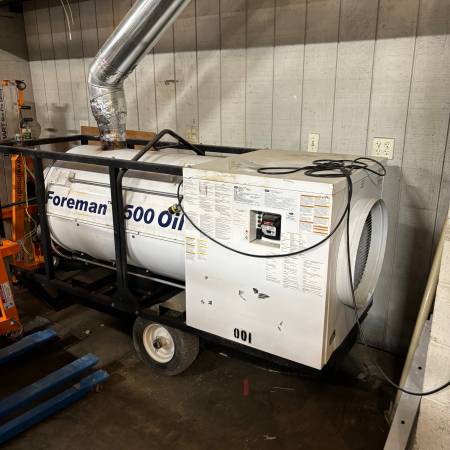 LB White Foreman 500 Indirect Fired 500,000 btu Heater 1