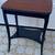 Black wood side table 1 thumbnail