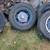 (4) OEM 15" Corvette Rallye Rims + 4 Centers +  Tires p235/60R15 - Tir 1 thumbnail
