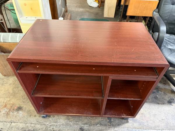 Rolling cart for printer, monitor, or TV 1