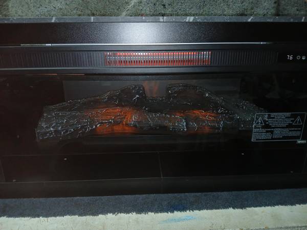 Electric Fireplace TV Stand 1