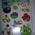 LOT ANGRY BIRDS ACTION GAME, WALL STICKERS, PLAYING CARDS, MORE 5 thumbnail
