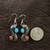 Navajo Earrings, signed Sam Gray 5 thumbnail