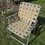 Vintage Webbed Aluminum Folding Lawn Chair Beach 2 thumbnail