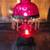 RARE LAMP ANTIQUE VICTORIAN RUBY RED GLASS HURRICANE 3 way lighting 3 thumbnail