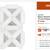 Bianco Dolomite Geometrica Polished Marble Mosaic Tile 1 thumbnail
