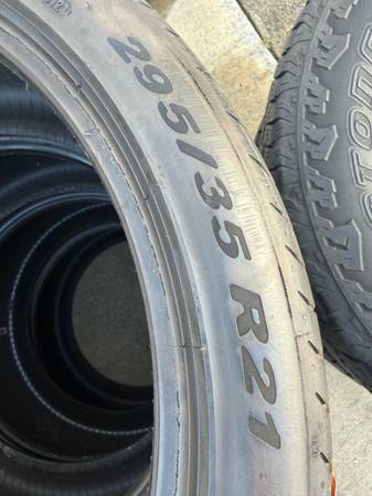 295/35/21 Pirelli Pzero (2 Tires) $250.00/ Both 1