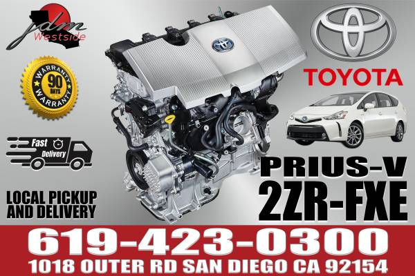 2010 2011 2012 2013 2014 2015 JDM TOYOTA PRIUS 1.8L HYBRID ENGINE 2ZR 1