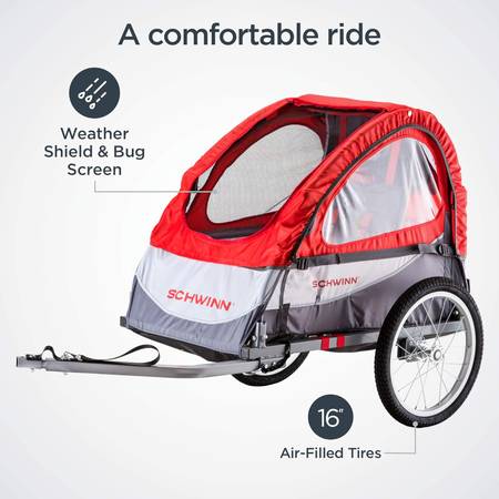 Kids Bicycle Trailer - Use for Kids or Animals or Luggage 1