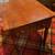 Antique Maple Side/Accent Table w/ Turned Legs & Central Drawer 6 thumbnail