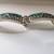 Vintage Taxco Mexico Stone Sterling Silver Wide Band Hinged Bracelets 9 thumbnail