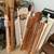 Numerious pieces of oak, popular,cedar, trim, siding, etc. other items 6 thumbnail