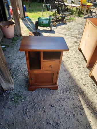 Solid Wood Side Table 1