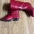 Red leather boots 2 thumbnail