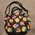 NEW Betsy Johnson Flower Print Black Purse 1 thumbnail