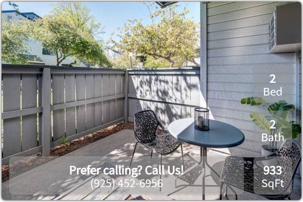 $2,720 / 2br - 933ft2 - What a great place to live! 2 bd, 2 ba, 933 sq ft. Come home today! (dublin / pleasanton / livermore)63946803950083122
