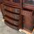 Beautiful Lockable Vintage Federal Style Hutch Cabinet 9 thumbnail