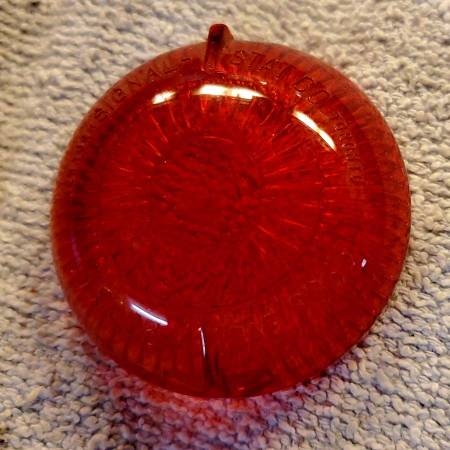 Signal Stat Red Marker Light Lens 9023 2 1/4" 1