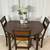 SPACE SAVER Drop Leaf Dining Table & 4 Chairs 19 thumbnail